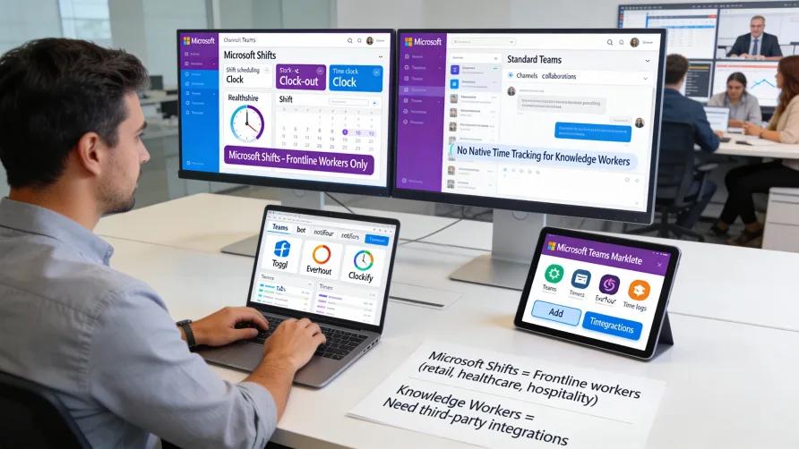 Microsoft Teams Time Tracking: Native Features & Integration Options