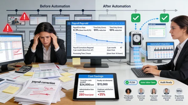 How Automated Time Tracking Reduces Payroll Errors