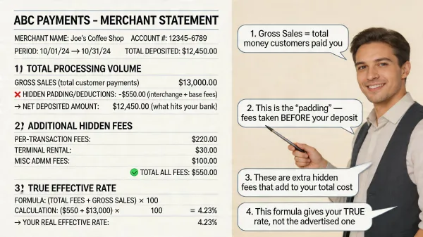 Reading a Merchant Statement: A Line-by-Line Walkthrough