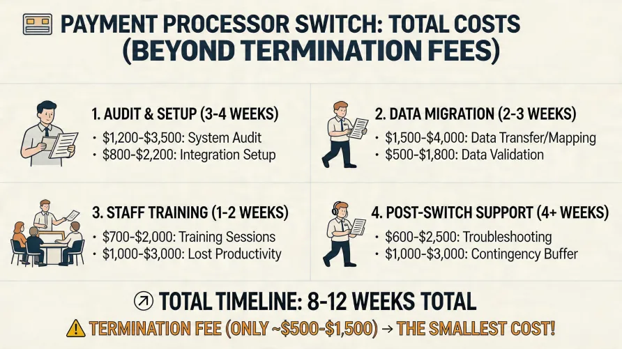 What Switching Payment Processors Actually Costs