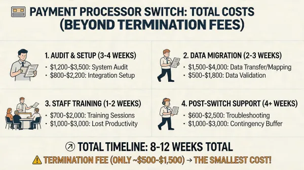What Switching Payment Processors Actually Costs