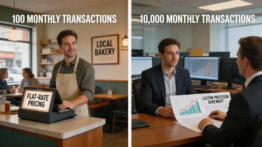 Scaling From 100 to 10,000 Monthly Transactions: What Changes