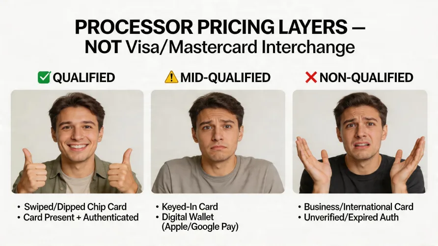 Interchange Rate Categories: Qualified, Mid-Qualified, and Non-Qualified