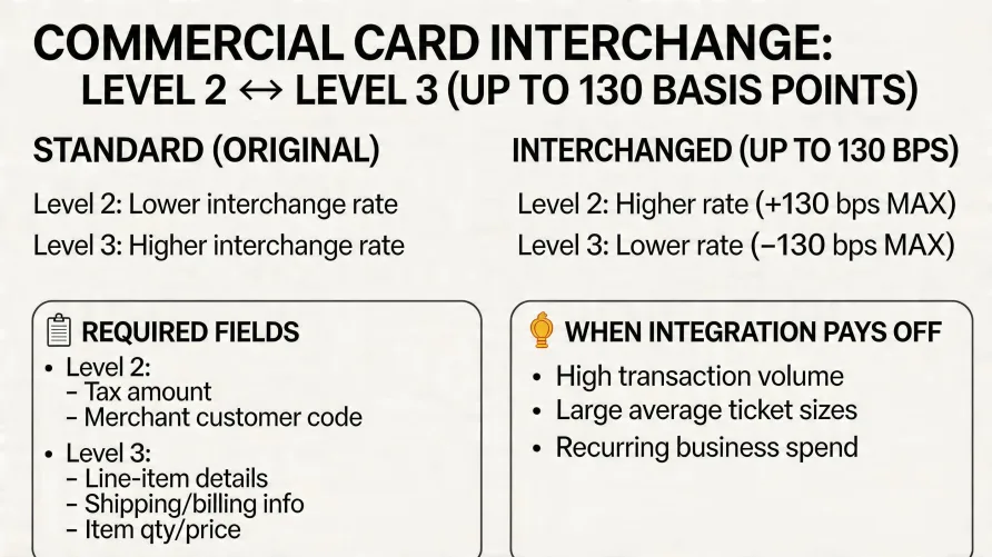 Level 2 and Level 3 Data: How B2B Merchants Unlock Lower Rates