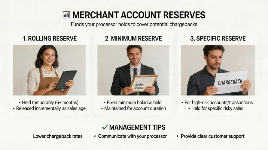 Reserve Accounts and Rolling Reserves in Merchant Processing