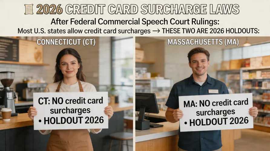 Credit Card Surcharging by State in 2026