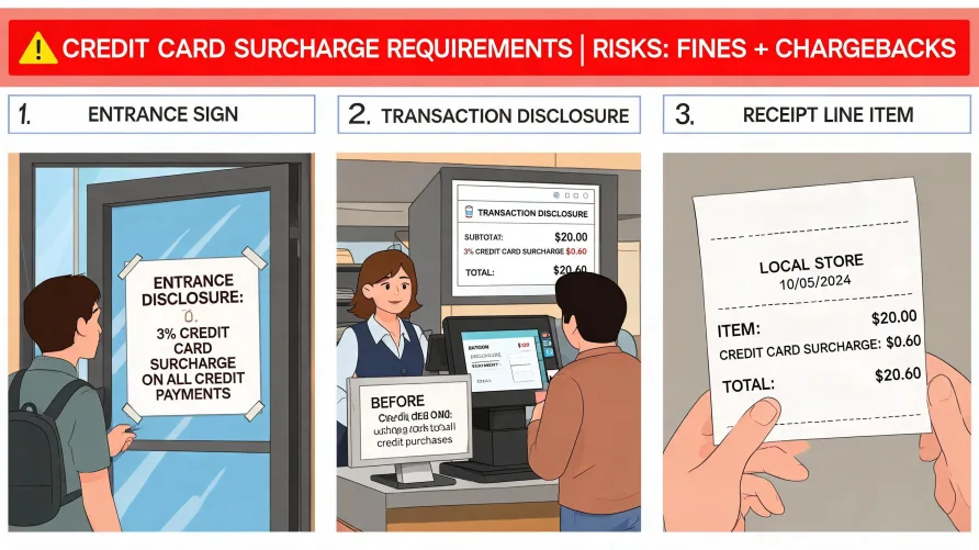 Surcharge Disclosure and Signage Requirements