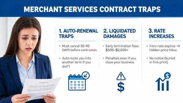 Red Flags in a Merchant Services Contract