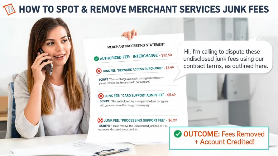 Junk Fees on Processing Statements and How to Remove Them