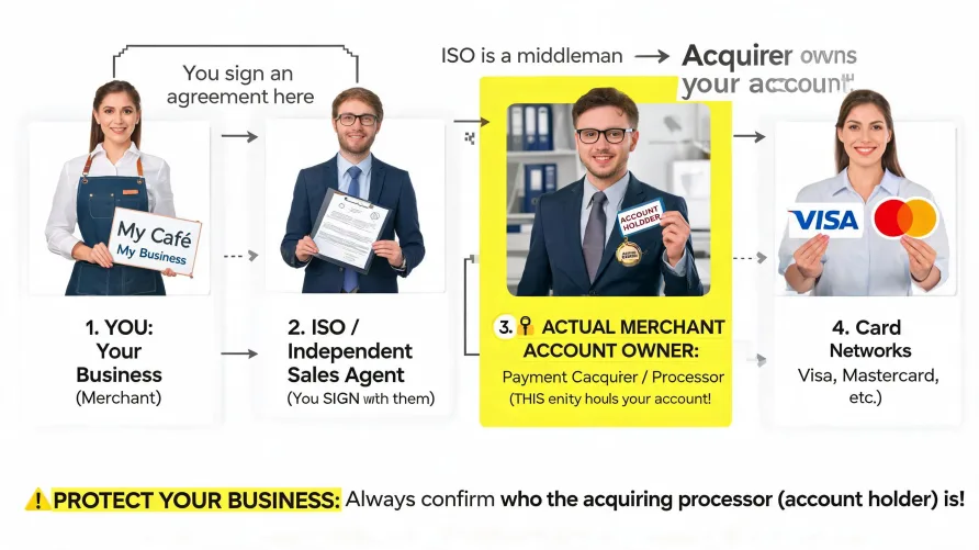 ISO Agent vs Direct Processor: Know Who You're Actually Signing With