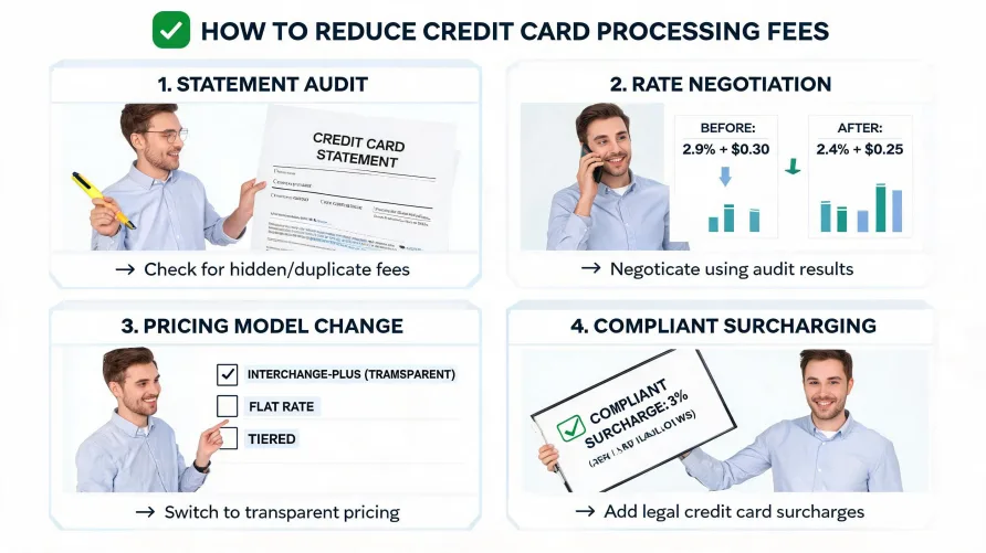 How to Reduce Credit Card Processing Fees